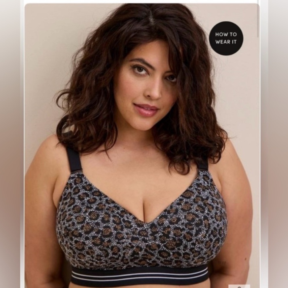 Torrid Leopard Print Women's Sports Bra NWT